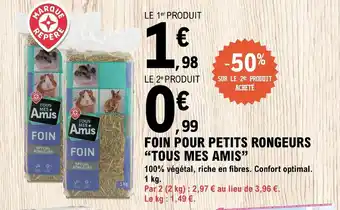 E.Leclerc Jardi Foin Pour Petits Rongeurs "Tous Mes Amis offre
