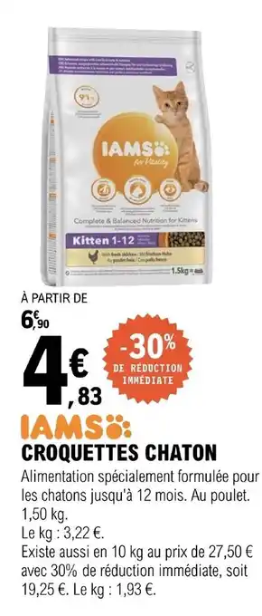 E.Leclerc Jardi Croquettes Chaton offre