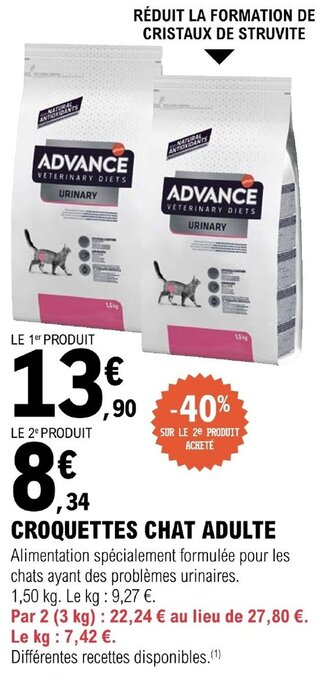 E.Leclerc Jardi Croquettes Chat Adulte offre