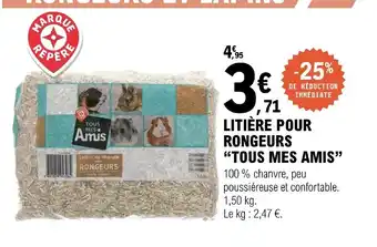 Litière Pour Rongeurs "Tous Mes Amis"