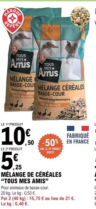 E.Leclerc Jardi Mélange de Céréales "Tous Mes Amis: offre