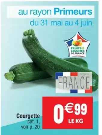 Cora x Carrefour Courgette offre