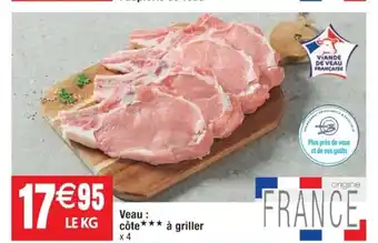 Cora x Carrefour Veau Côte à Griller offre