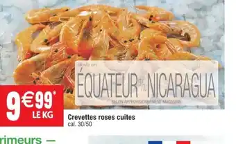 Cora x Carrefour Crevettes Roses Cuites offre