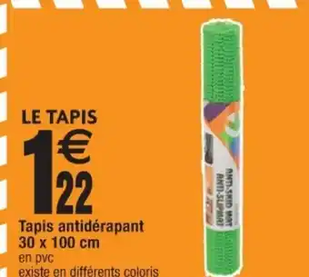 Cora x Carrefour Tapis Antidérapant 30x100cm offre