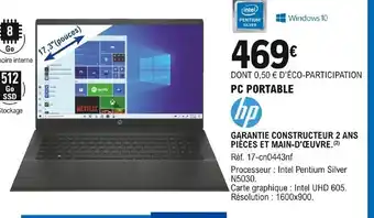 E.Leclerc Hp Pc Portable offre