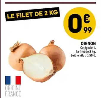 Supeco Oignon offre