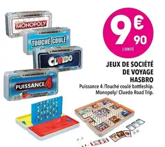 Jeux de Société de Voyage Hasbro