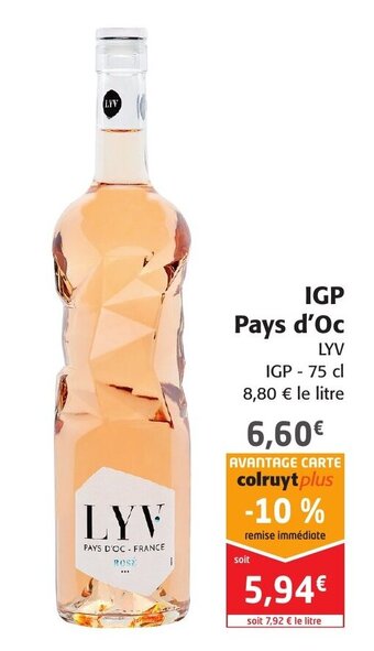 Colruyt IGP Pays d'Oc offre