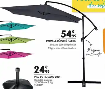 L'incroyable Parasol Déporté Leiria offre