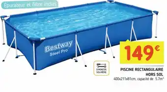 L'incroyable Bestway Piscine Rectangulaire Hors Sol offre