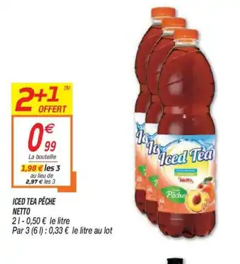 Netto Iced Tea Pêche Netto offre