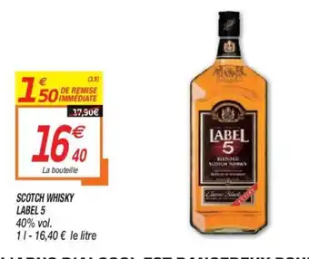 Netto Scotch Whisky Label 5 40% vol offre
