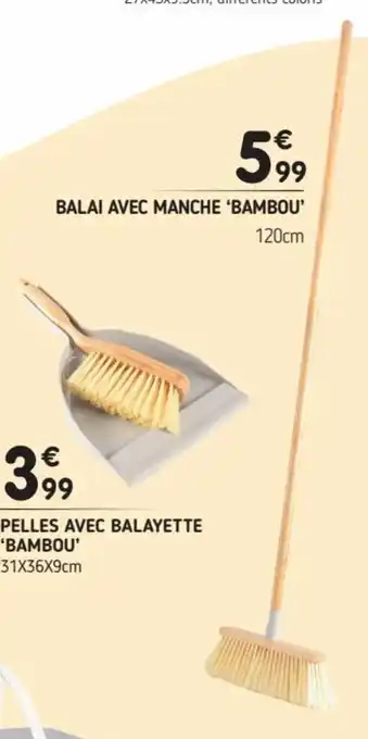 L'incroyable Balai Avec Manche Bambou offre