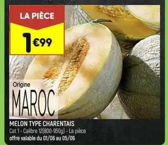 Leader Price Melon Type Charentais offre
