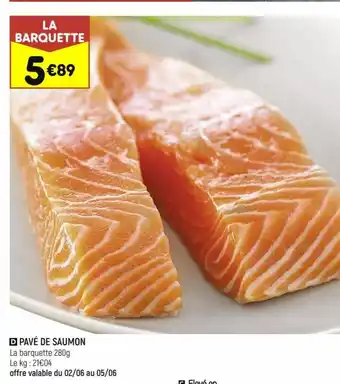 Leader Price Pavé de Saumon offre