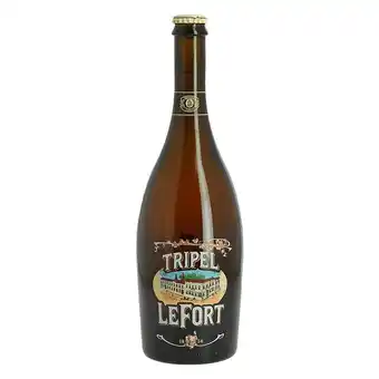 Hyper U Lefort bière blonde tripel 8,8° offre