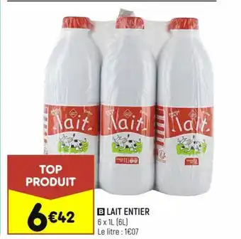 Leader Price Lait Entier offre