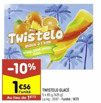 Leader Price Twistelo Glacé offre