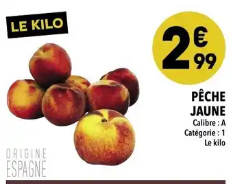 Supeco Pêche Jaune offre