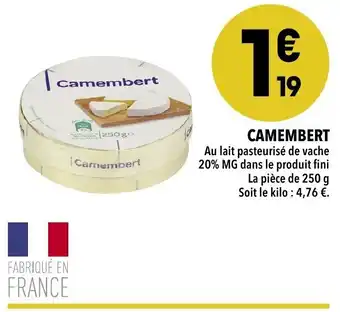 Supeco Camembert offre