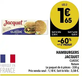 Hamburgers jacquet
