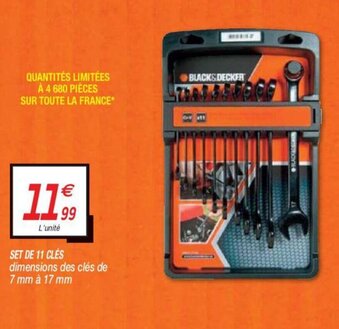 Netto Set De 11 Clés offre
