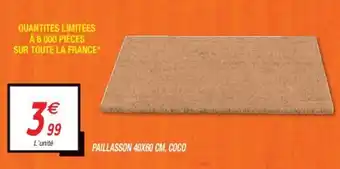 Netto Paillason 40X60 CM, Coco offre