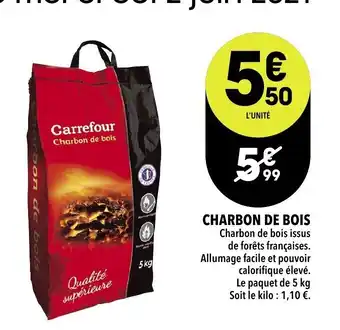 Supeco Charbon de bois offre