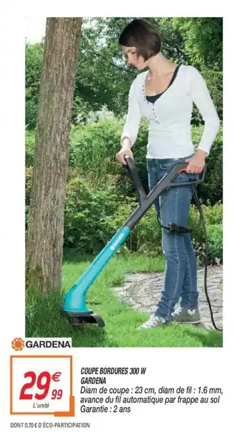 Netto Coupe Bordures 300 W Gardena offre