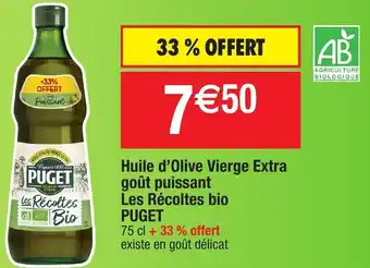 Migros Huile d'Olive VIerge Extra goût puissant offre