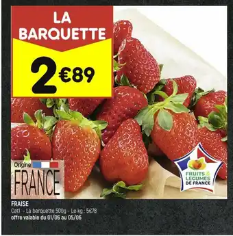 Leader Price Fraise offre
