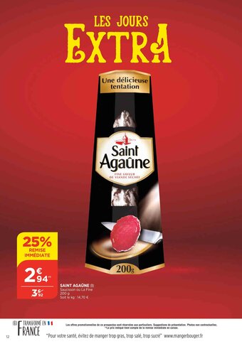 Bi1 Saint Agaune offre