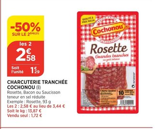 Bi1 Charcuterie Tranchée Cochonou offre