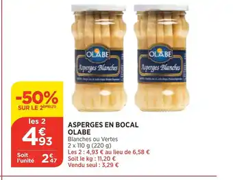 Bi1 Asperges En Bocal Olabe offre