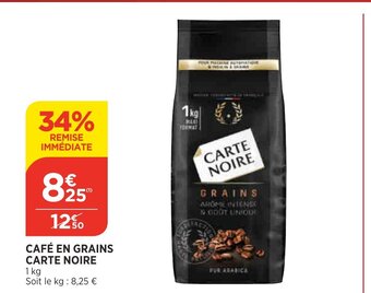 Bi1 Cafè En Grains Carte Noire offre