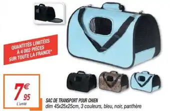 Netto Sac de Transport Pour Chien offre