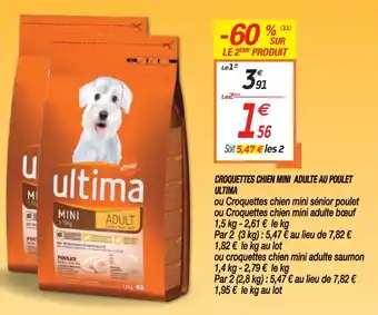 Netto Croquetts Chien Mini Adulte Au Poulet Ultima offre