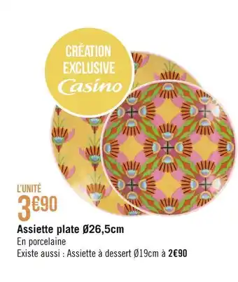Assiette plate ø26,5cm