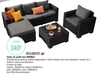 Géant Casino Allibert salon de jardin bas moorea offre