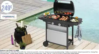 Campingaz barbecue à gaz class 2 lx vario