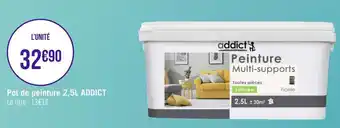 Géant Casino Addict pot de peinture 2,5l offre