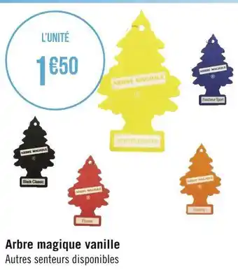 Géant Casino Arbre magique vanille offre