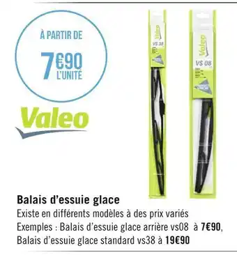 Géant Casino Valeo balais d’essuie glace offre
