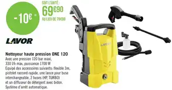 Géant Casino Lavor nettoyeur haute pression one 120 offre