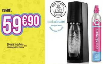 Géant Casino Sodastream machine terra noire offre