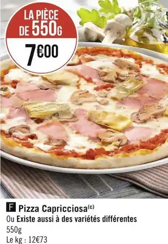 Géant Casino Pizza capricciosa offre