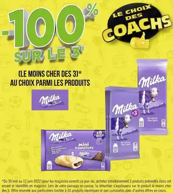 Géant Casino Milka bon plan sur les produits de la marque milka offre