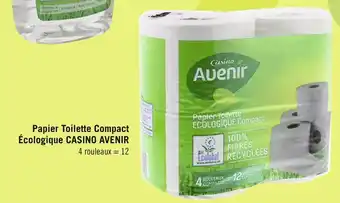 Géant Casino Casino avenir papier toilette compact écologique offre
