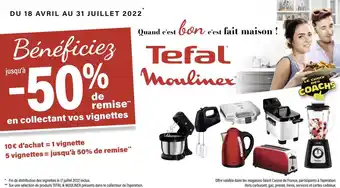 Géant Casino Tefal/ moulinex bon plan sur des produits de la marque tefal offre